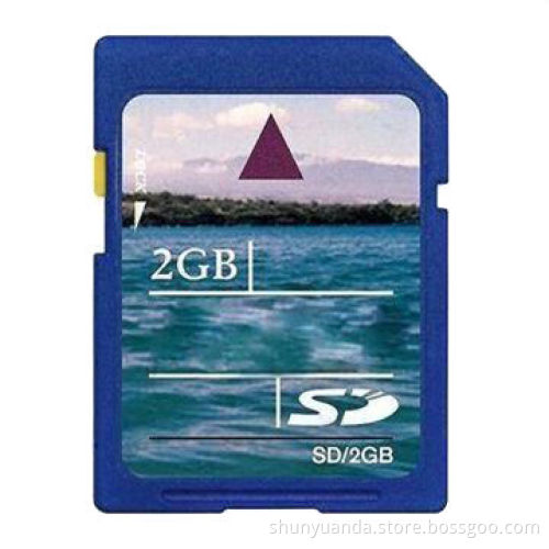 2GB SDHC Card with Low Battery Consumption and 2,000G Operating Shock Rate